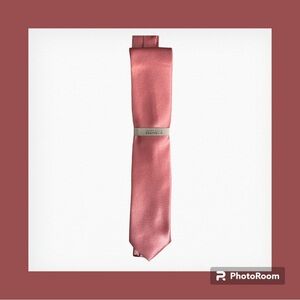 NWT PERRY ELLIS Portfolio tie in pink